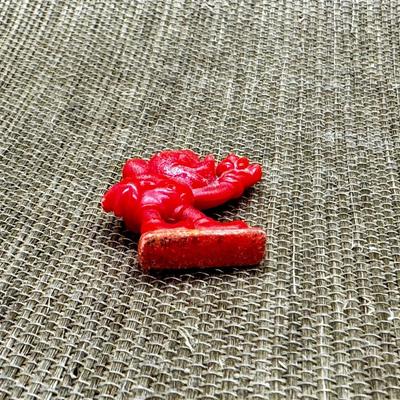 LOT 18 - Mickey Mouse 1950's Red Plastic Gumball Machine Figurine