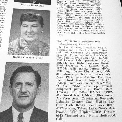 LOT 19 - Who's Who in California 1969 Book