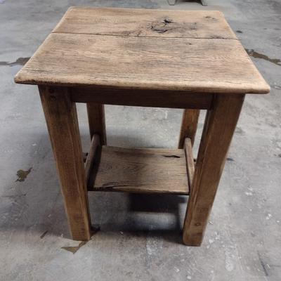 Solid Wood Custom Crafted Side Table