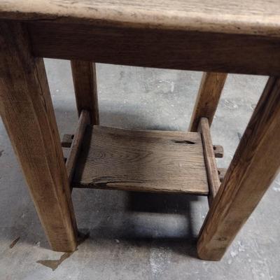Solid Wood Custom Crafted Side Table