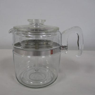 Pyrex Glass Percolator Coffee Pot