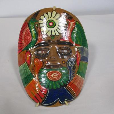 Painted ClayTribal Mask