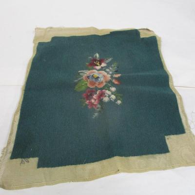 Vintage Needlework Flower Pattern