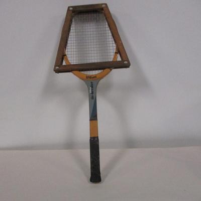 Vintage Wilson Tie- Breaker Tennis Racket
