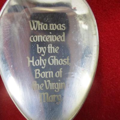 The Franklin Mint Collection Of Apostle Spoons Limited Edition Solid Sterling Silver Approx 445.2 grams