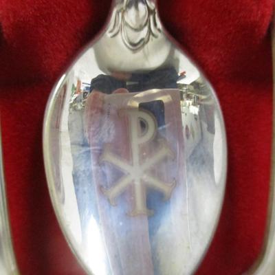 The Franklin Mint Collection Of Apostle Spoons Limited Edition Solid Sterling Silver Approx 445.2 grams