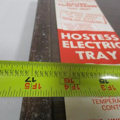 Vintage Hostess Electric Tray