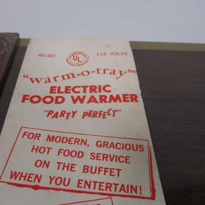 Vintage Hostess Electric Tray