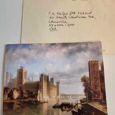 House of Lords Christmas Card - Signed