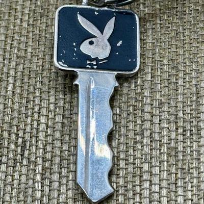 LOT 24 - Magic Castle Hollywood Private Club Keychain and Playboy Members Club Key
