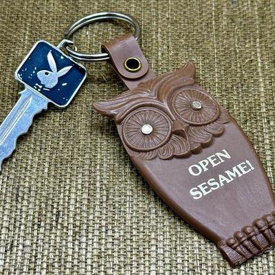 LOT 24 - Magic Castle Hollywood Private Club Keychain and Playboy Members Club Key