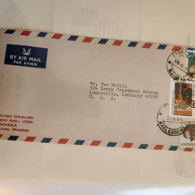 Letter From the Dalai Lama Signed by Secretary