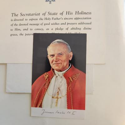 Correspondence from the Vatican