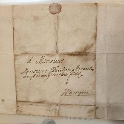 1758 (?) Letter Found in Family Bible