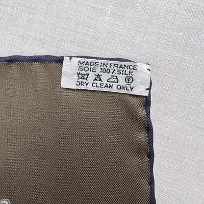 165 Authentic HERMÃˆS Carre 90 Silk Scarf Paperless by Claudia Stuhlhofer Mayr 2000