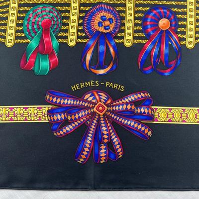 166 Authentic HERMÃˆS Carre 90 Silk Scarf Les Rubens Ducheval by Joachim Metz 1993