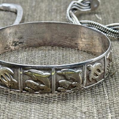 LOT 27 - Sterling Silver Bracelet Lot