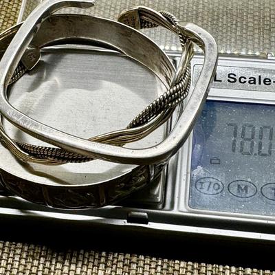 LOT 27 - Sterling Silver Bracelet Lot