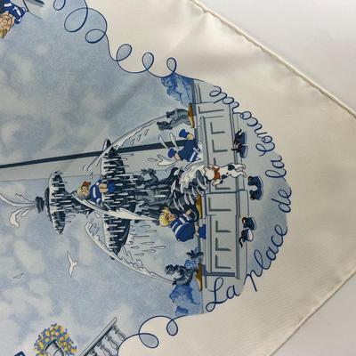 170 Authentic HERMÃˆS Carre 90 Silk Scarf Les Triplets by Nicole Lambert 2005