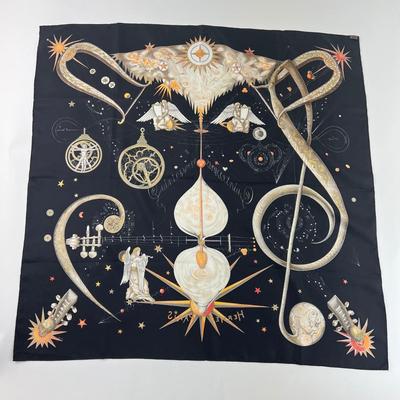 172 Authentic HERMÃˆS Carre 90 Silk Scarf Quintessence by ZoÃ« Pauwels 2010