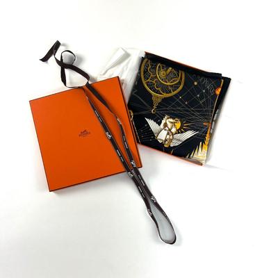 172 Authentic HERMÃˆS Carre 90 Silk Scarf Quintessence by ZoÃ« Pauwels 2010