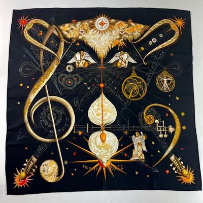 172 Authentic HERMÃˆS Carre 90 Silk Scarf Quintessence by ZoÃ« Pauwels 2010