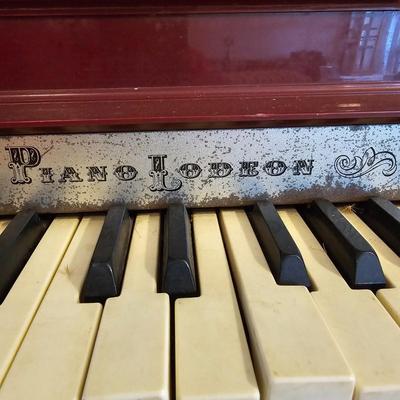 J. Chien Piano Lodeon Player Piano & Two Song Rolls (BD-JS)
