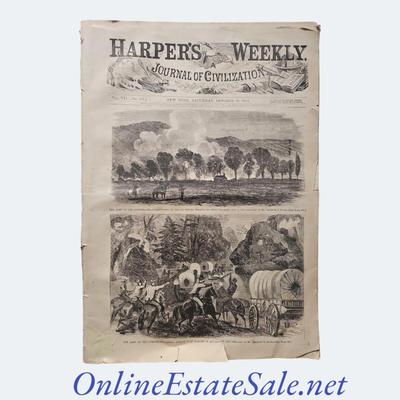 OCTOBER 1863 HARPER'S WEEKLY MAGAZINE