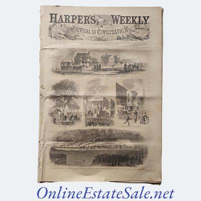MAY 1862 HARPER'S WEEKLY MAGAZINE