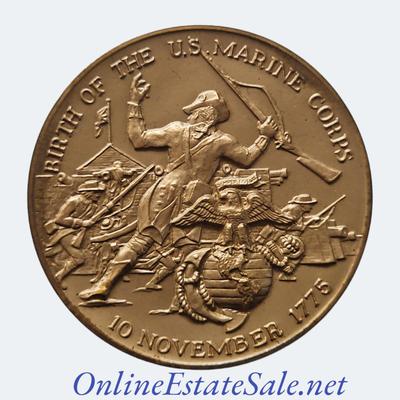 BIRTH OF THE U.S. MARINE CORPS MEDALLION