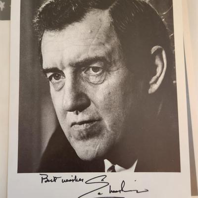 Autographed Photograph of Senator Edmund Muskie