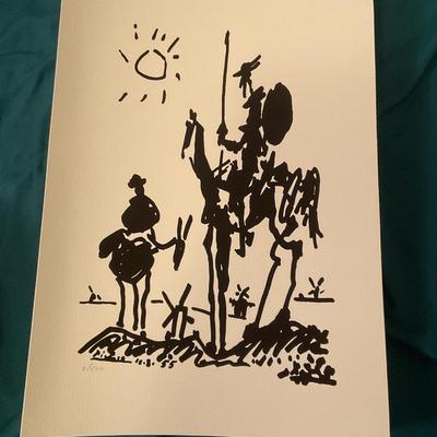 PABLO PICASSO Don Quixote Limited Edition Giclee