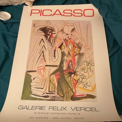 Pablo Picasso 1972 Limited Edition Plate Signed Lithograph