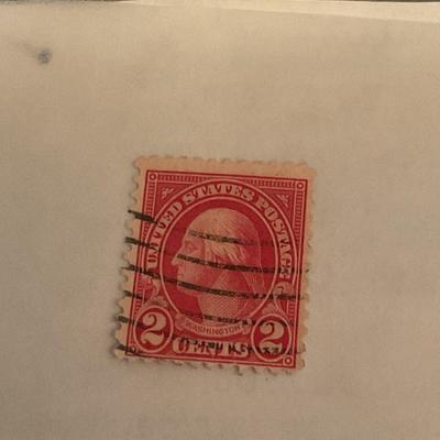 Rare Vintage George Washington 2c stamp