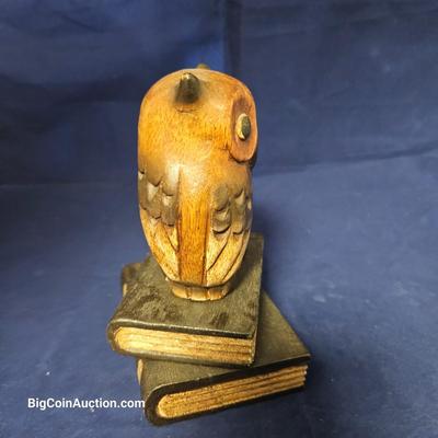 Wooden Owl Paperweight