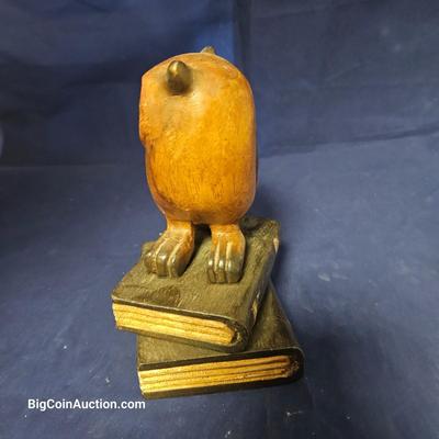 Wooden Owl Paperweight