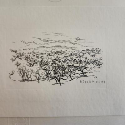 Small Vista Engraving