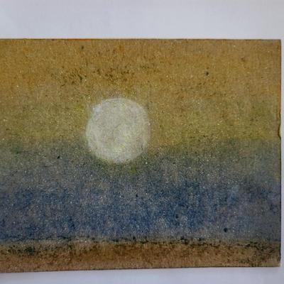 Painting on Cardboard Stock