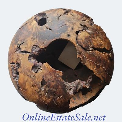 MANZANITA BURL WOOD BOWL by ROBERT D. HEITZMAN