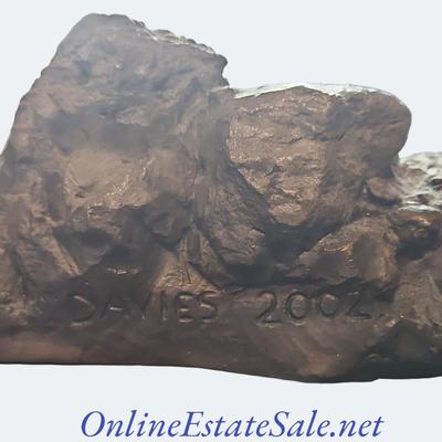 STEVE DAVIES "TRAPPER" BRONZE SCULPTURE