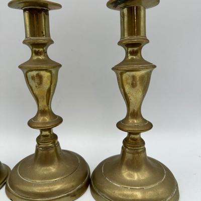 Antique Candle Holders (8 Total)