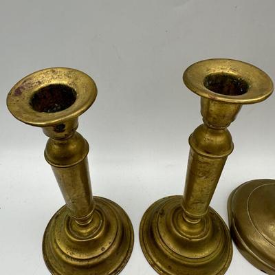 Antique Candle Holders (8 Total)