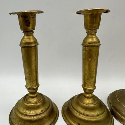 Antique Candle Holders (8 Total)