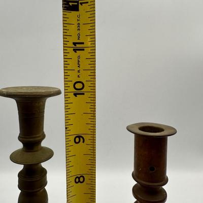 Antique Candle Holders (8 Total)