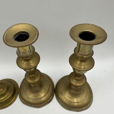 Antique Candle Holders (8 Total)