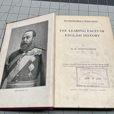 The Leading Facts of English History by Montgomery (1906)