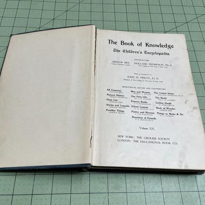 The Book of Knowledge (1912)