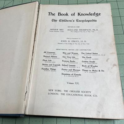 The Book of Knowledge (1912)