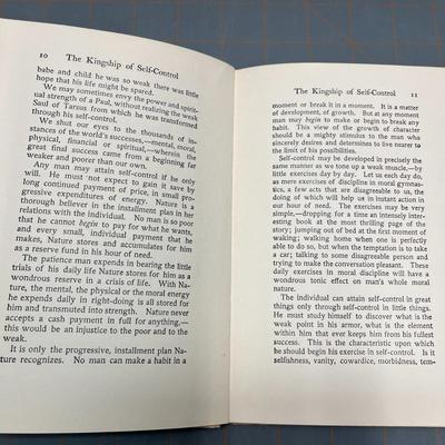 The Kingship of Self-Control by William George Jordan (1899)