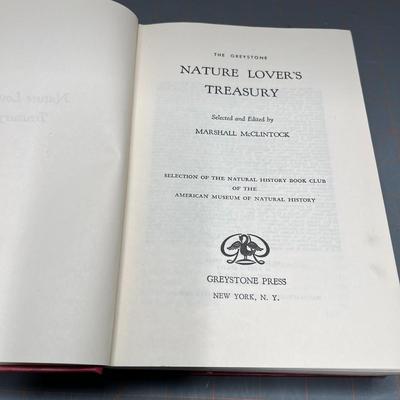Nature Lover's Treasury by Marshall McClintock (1948)